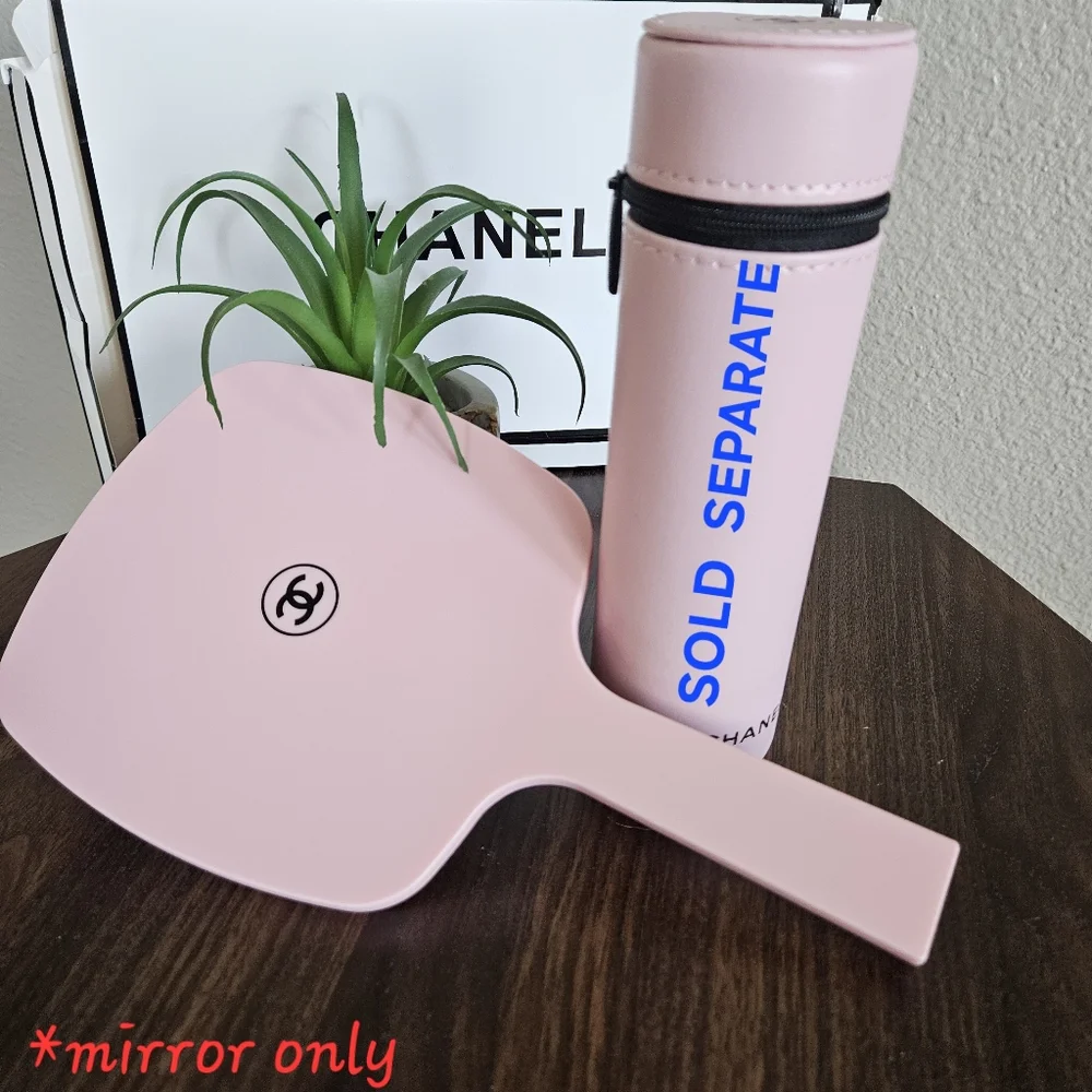 Chanel Makeup Soft Pink Hand Mirror with Box - Picture 5 of 5